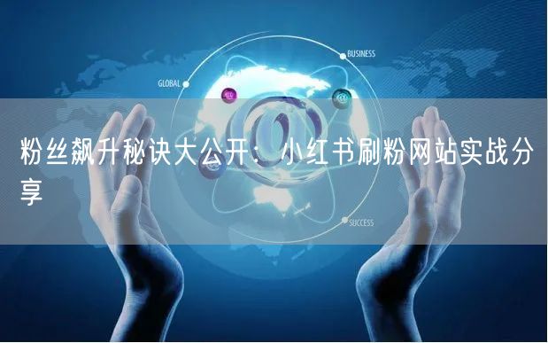 粉丝飙升秘诀大公开：小红书刷粉网站实战分享