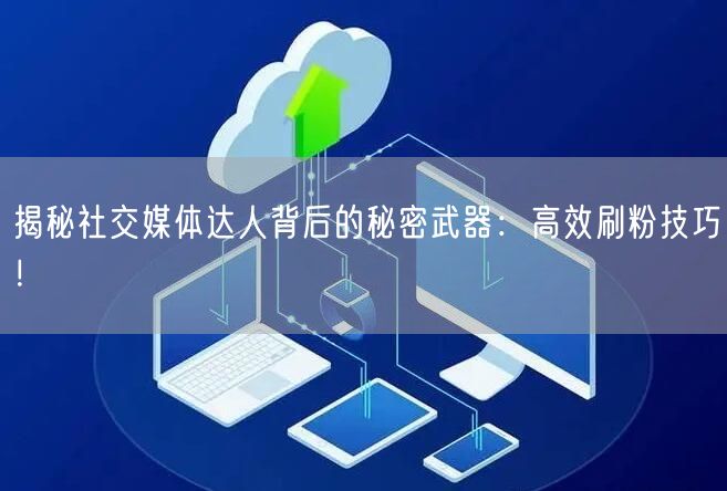 揭秘社交媒体达人背后的秘密武器：高效刷粉技巧！